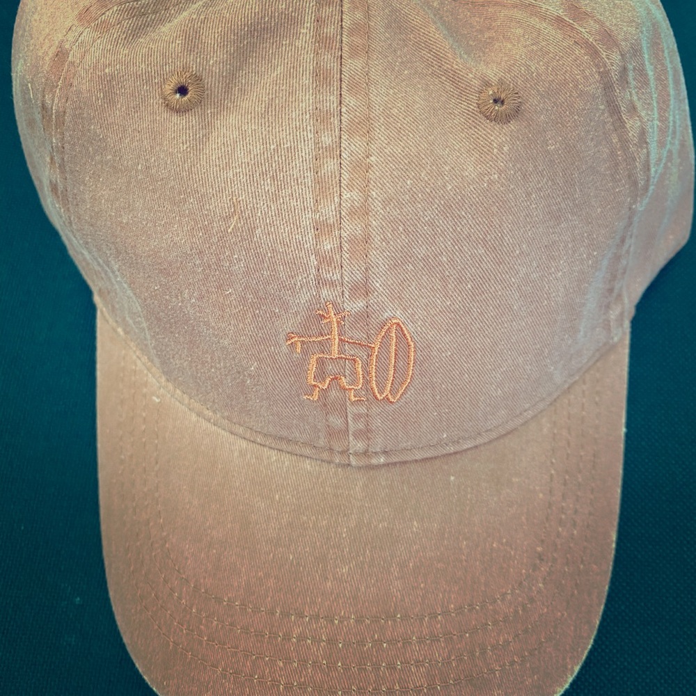 Simple peach Hat one size fits all